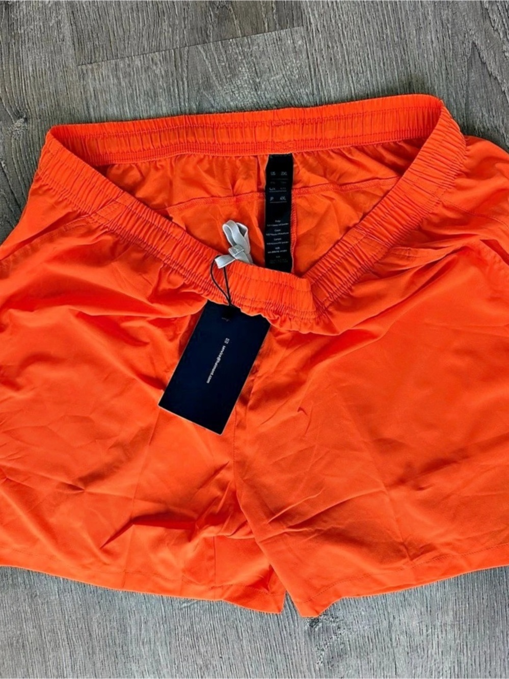Haimont APEX Men's 4" High Point Shorts 2-in-1 Orange - Picture 6 of 7